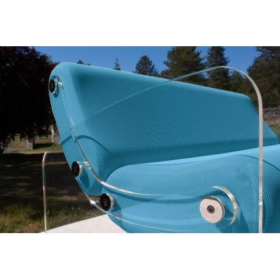Fauteuil XL design MW03 en verre acrylique - Assise en mousse - Fait main en France. Fauteuil XL design MW03 en verre acrylique - Assise en mousse - Fait main en France.