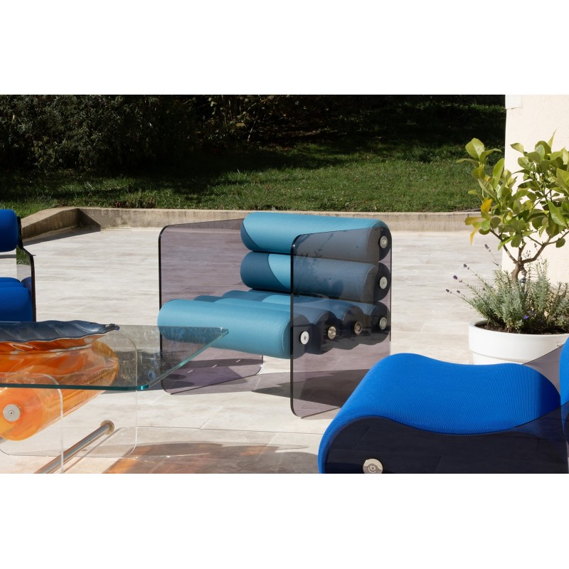 MW01 Design armchair - Foam Seat - Bronze PMMA