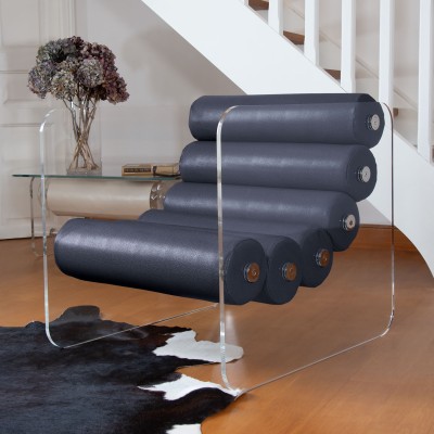 MW02 design armchair in Altuglas - Handmade in France. MW02 design armchair in Altuglas - Handmade in France.