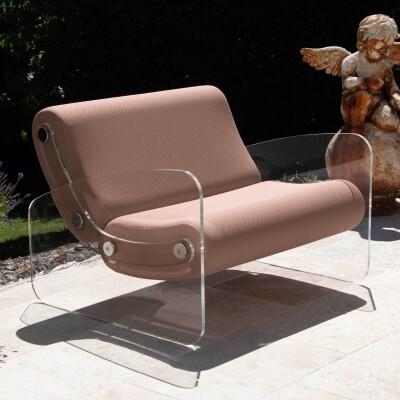 Fauteuil design intérieur et extérieur MW03 XL - Assise en mousse - Fabriqué à la main en France.