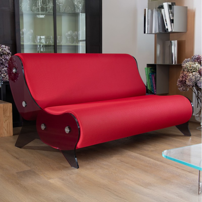 Sofa MW06 Design - Acrylic glass - Handmade in France. Sofa MW06 Design - Acrylic glass - Handmade in France.