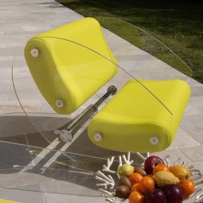 Designer-Sessel MW07 aus Acrylglas - Schaumstoffsitz - Handgefertigt in Frankreich. Designer-Sessel MW07 aus Acrylglas - Schaumstoffsitz - Handgefertigt in Frankreich.