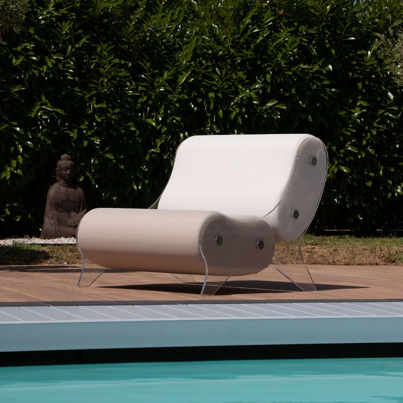 Design-Sessel MW06 aus Acrylglas - Handgefertigt in Frankreich.