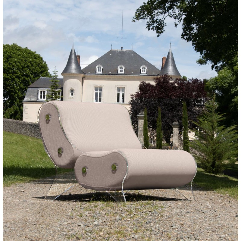 Design-Sessel MW06 aus Acrylglas - Handgefertigt in Frankreich.