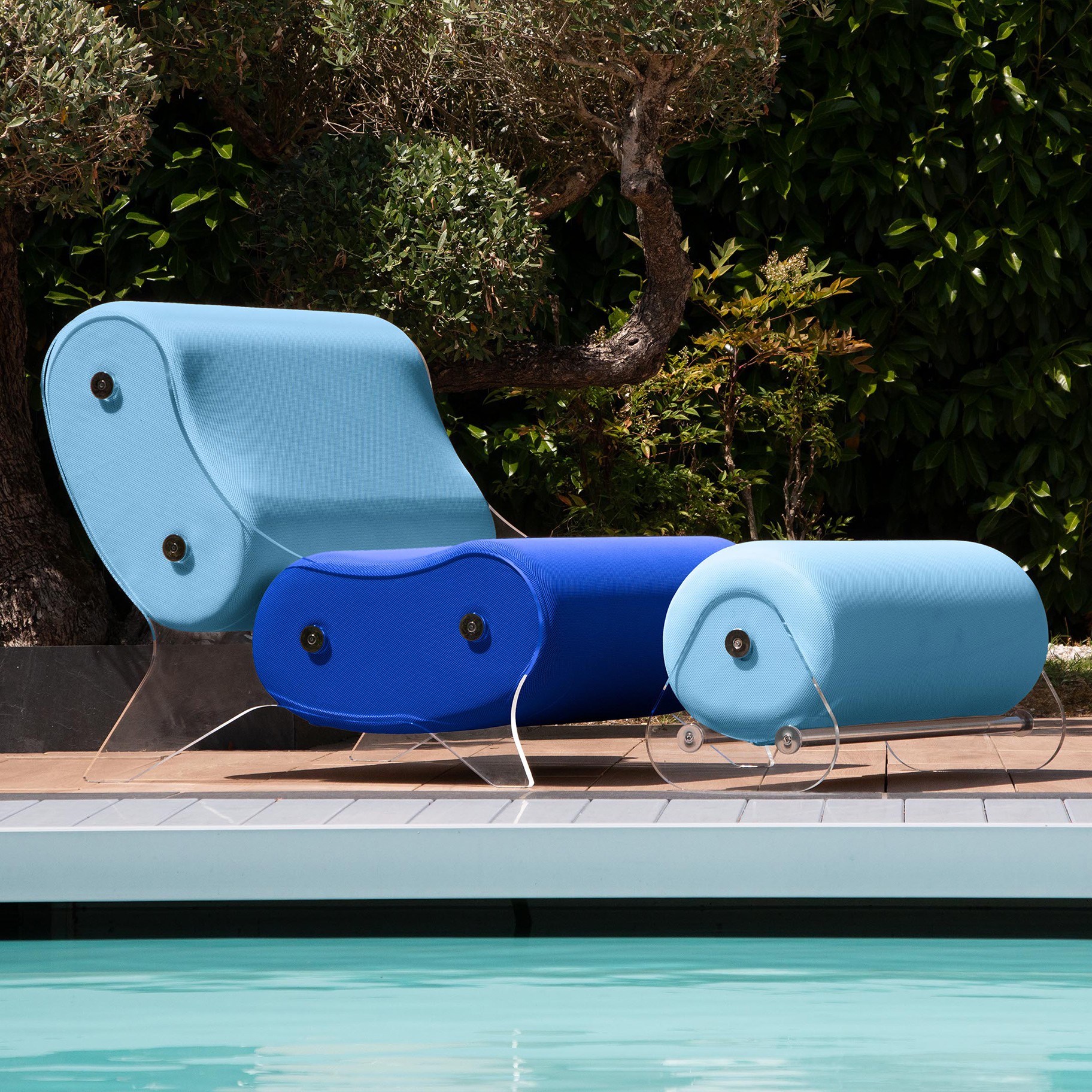 Fauteuil design MW06 en verre acrylique - Fait main en France.