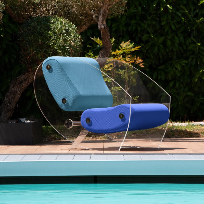 MW07 Design armchair - Foam Seat - Acrylic glass