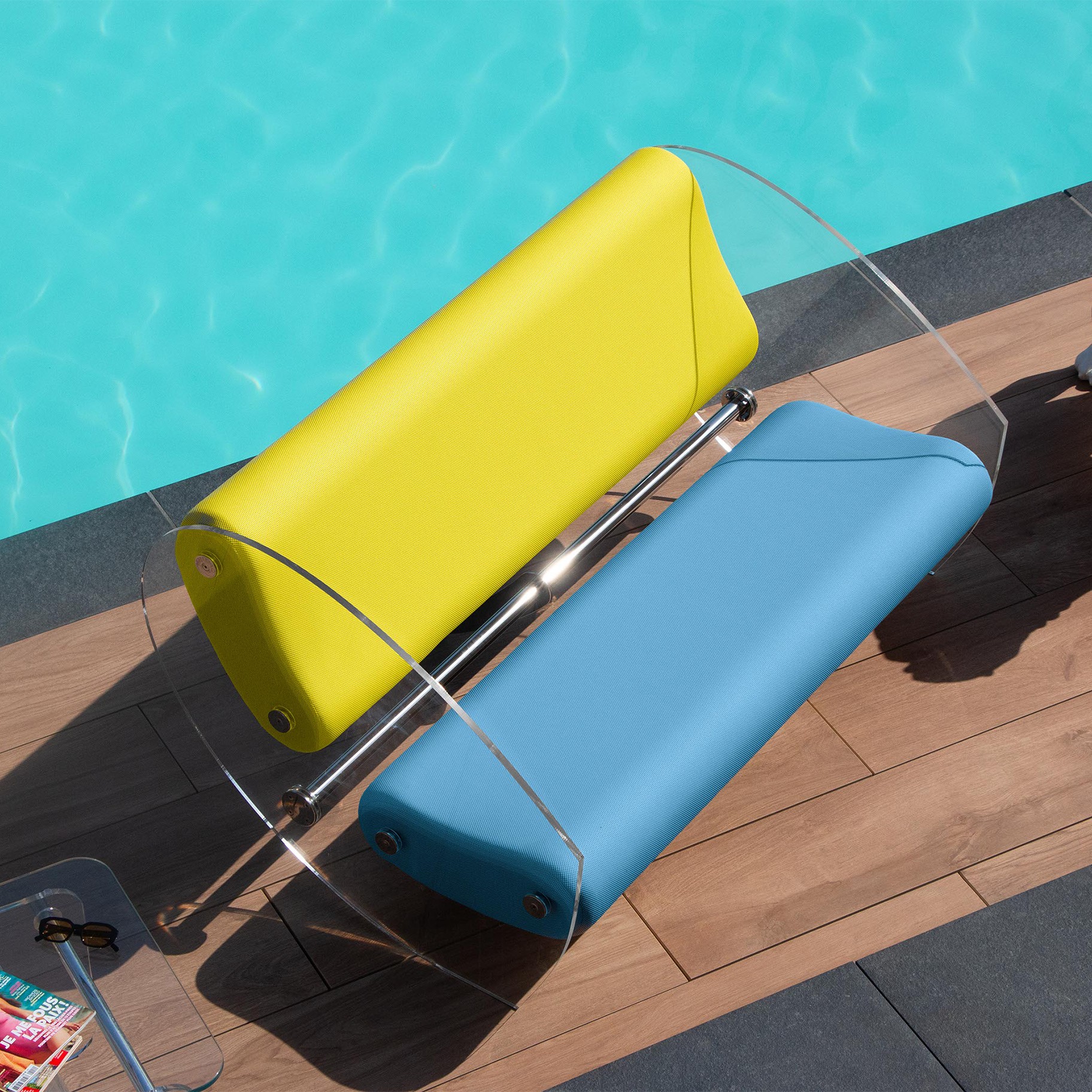 MW07 Design sofa - Foam Seat - Acrylic glass