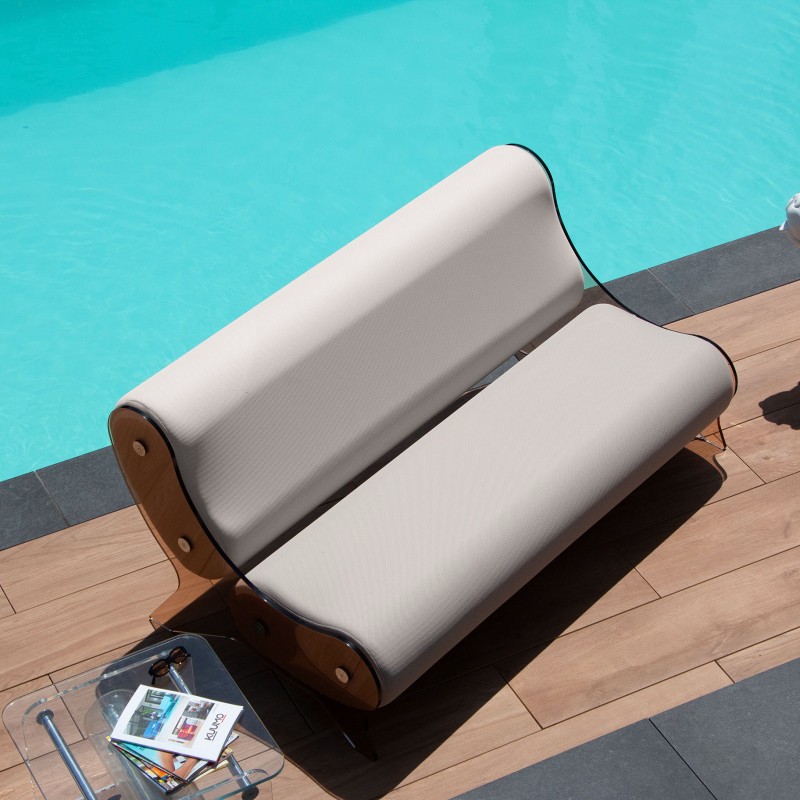 Design-Sofa MW06 aus Acrylglas - Handgefertigt in Frankreich.