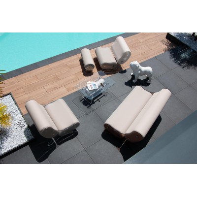 Design-Sofa MW06 aus Acrylglas - Handgefertigt in Frankreich.