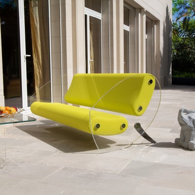 MW07 Design sofa - Foam Seat - Acrylic glass