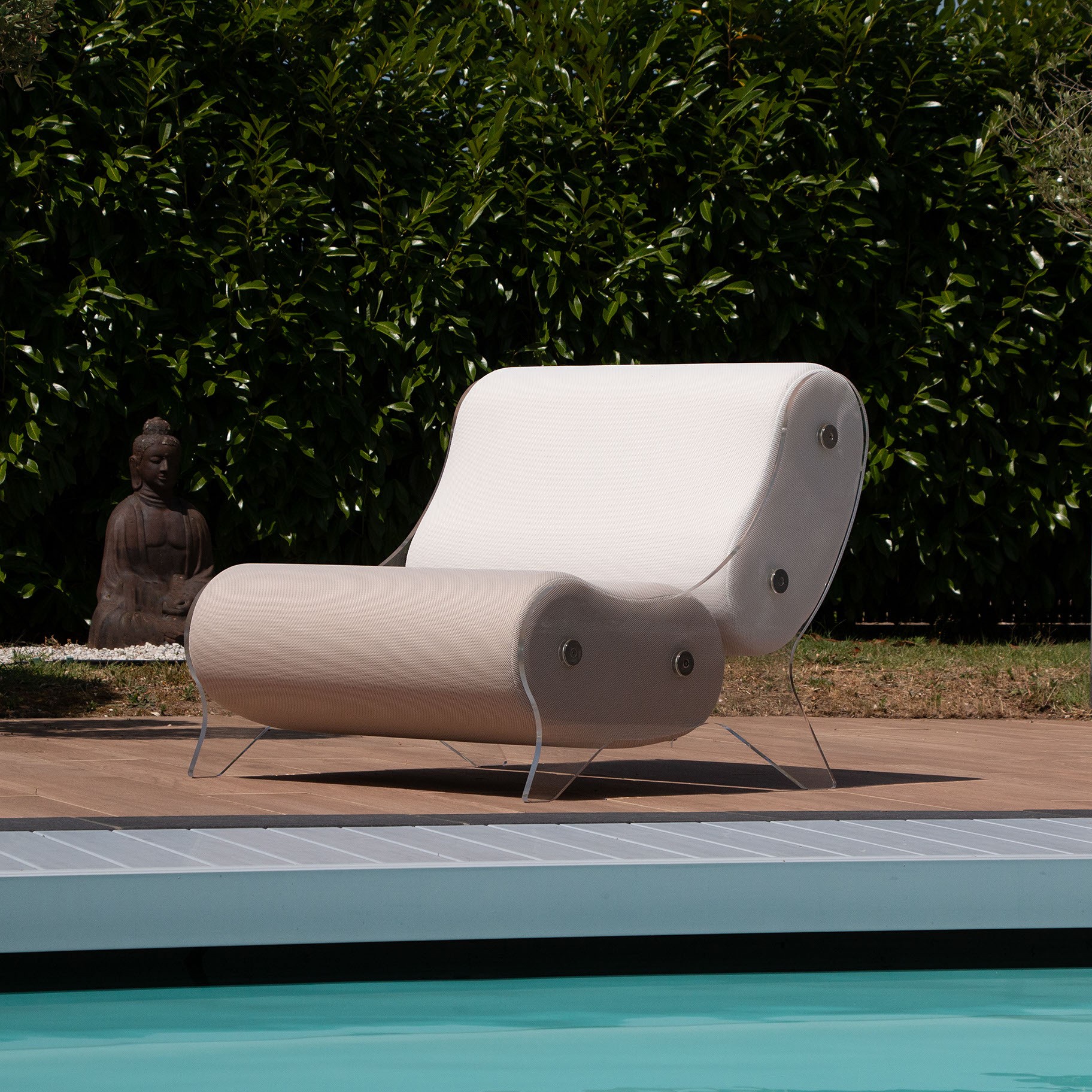 Armchair MW06 Design - acrylic glass - Handmade in France.