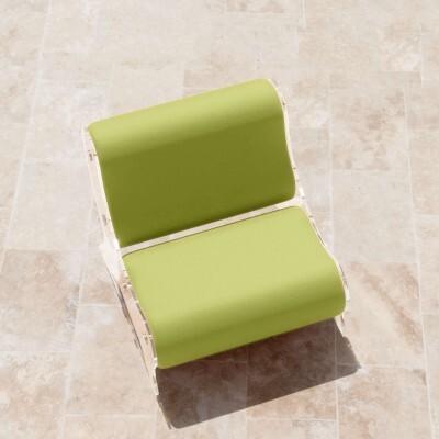 Armchair MW06 Design - acrylic glass - Handmade in France.