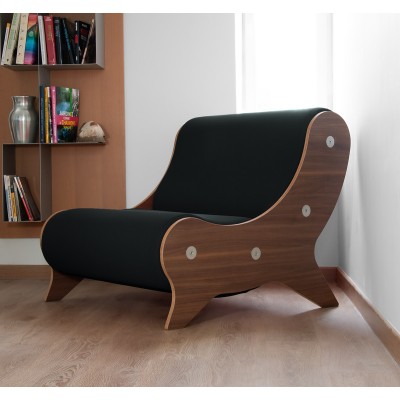 Fauteuil design MW06 en Bois - Fait main en France. Fauteuil design MW06 en Bois - Fait main en France.
