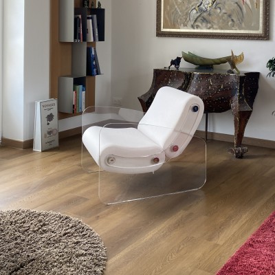 MW03 Design armchair - Foam Seat - transparent acrylic glass