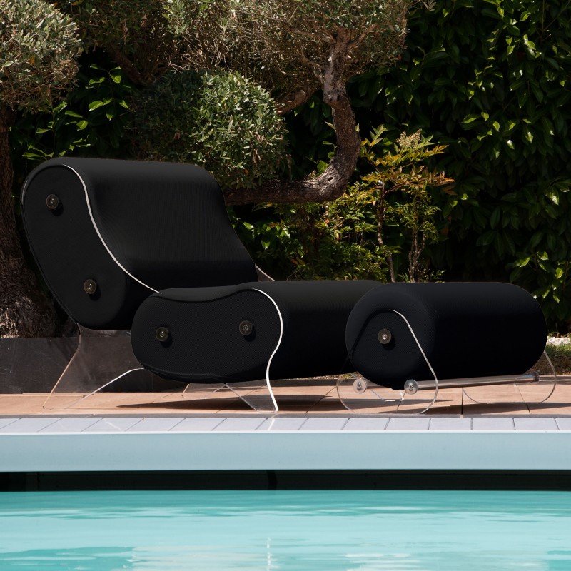 Armchair MW06 Design - acrylic glass - Handmade in France.