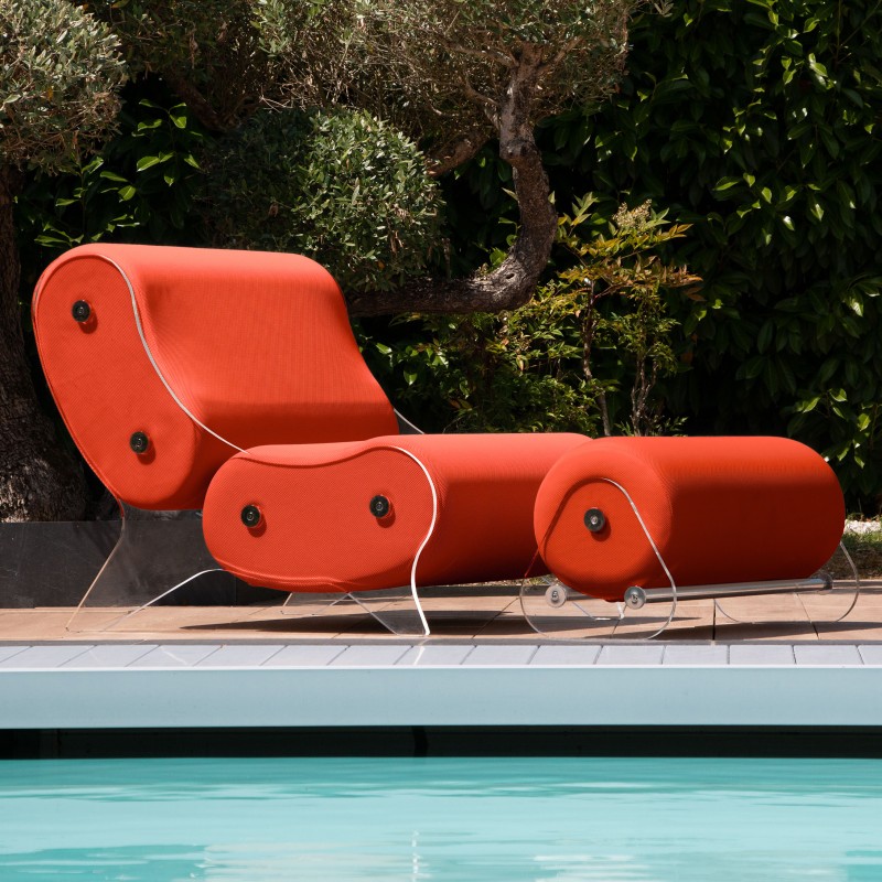 Armchair MW06 Design - acrylic glass - Handmade in France.