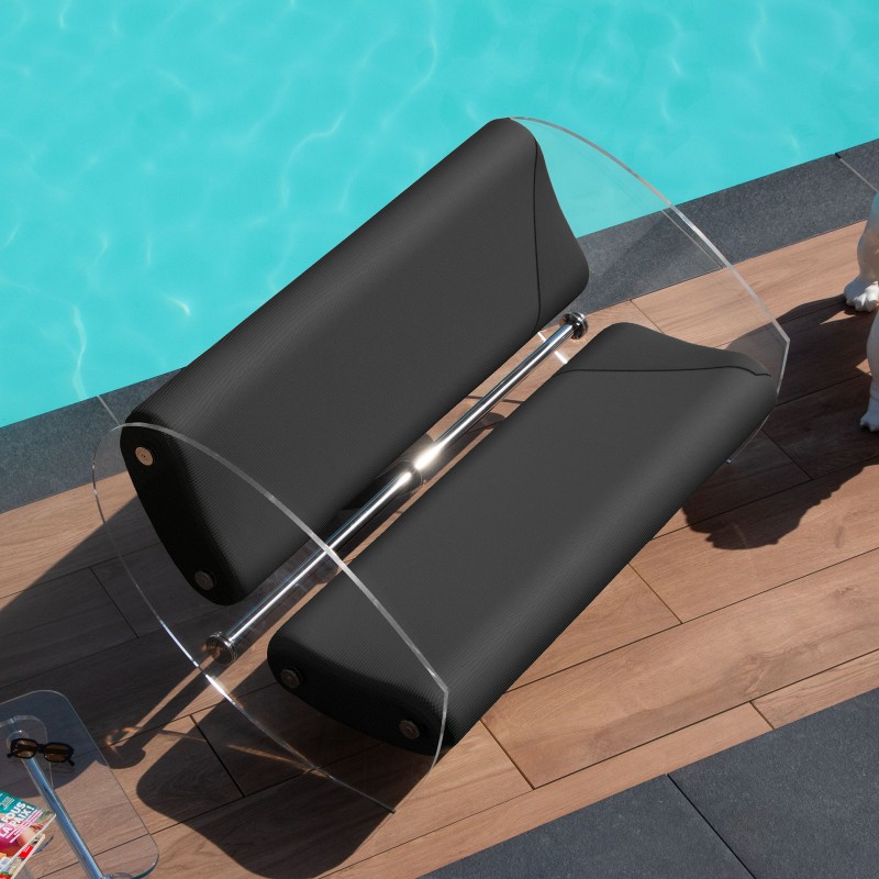 Designer-Sofa MW07 aus Acrylglas - Schaumstoffsitz - Handgefertigt in Frankreich. Designer-Sofa MW07 aus Acrylglas - Schaumstoffsitz - Handgefertigt in Frankreich.