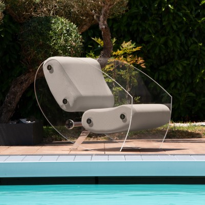 MW07 Design armchair - Foam Seat - Acrylic glass MW07 Design armchair - Foam Seat - Acrylic glass