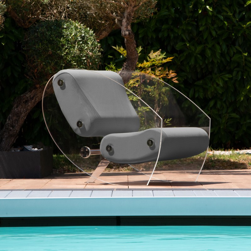 MW07 Design armchair - Foam Seat - Acrylic glass MW07 Design armchair - Foam Seat - Acrylic glass