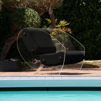 Designer-Sessel MW07 aus Acrylglas - Schaumstoffsitz - Handgefertigt in Frankreich. Designer-Sessel MW07 aus Acrylglas - Schaumstoffsitz - Handgefertigt in Frankreich.