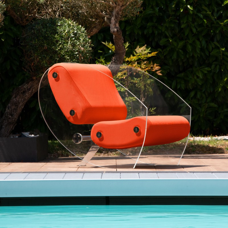 MW07 Design armchair - Foam Seat - Acrylic glass MW07 Design armchair - Foam Seat - Acrylic glass