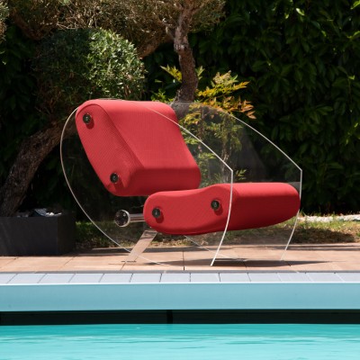 MW07 Design armchair - Foam Seat - Acrylic glass MW07 Design armchair - Foam Seat - Acrylic glass