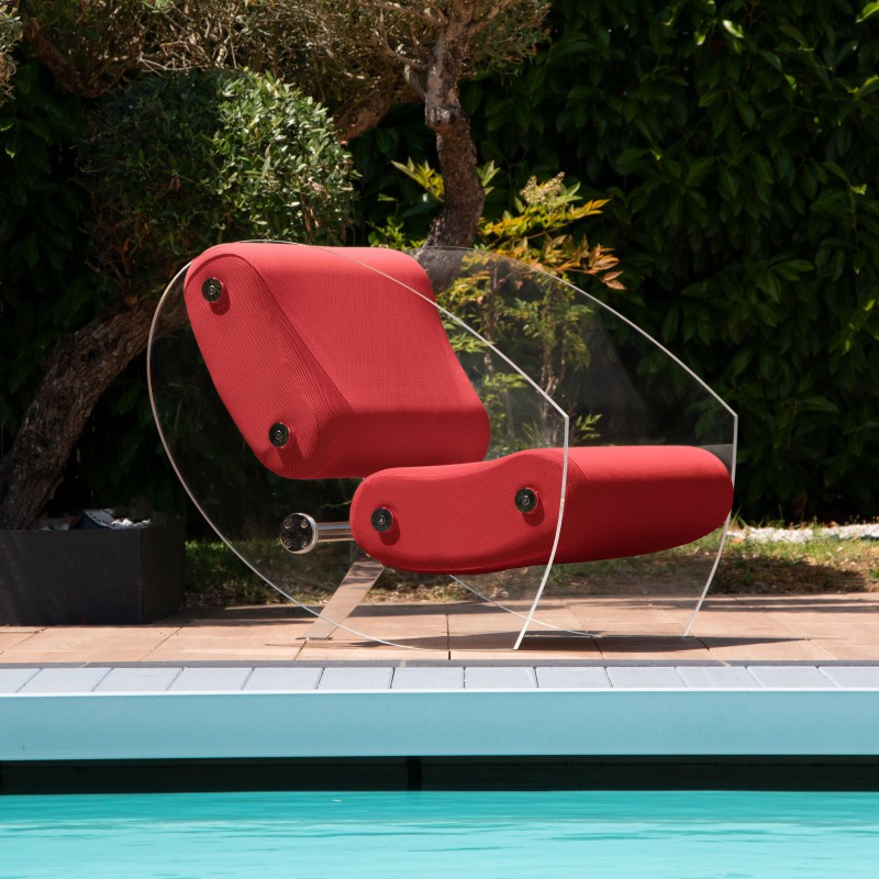 MW07 Design armchair - Foam Seat - Acrylic glass MW07 Design armchair - Foam Seat - Acrylic glass
