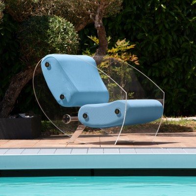 MW07 Design armchair - Foam Seat - Acrylic glass MW07 Design armchair - Foam Seat - Acrylic glass