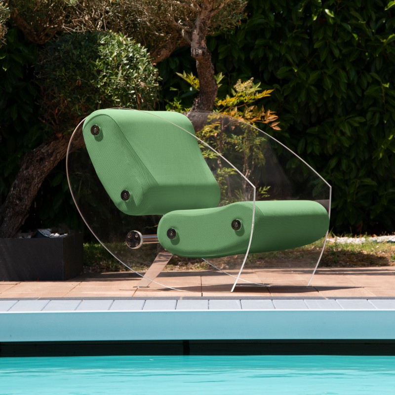 MW07 Design armchair - Foam Seat - Acrylic glass MW07 Design armchair - Foam Seat - Acrylic glass