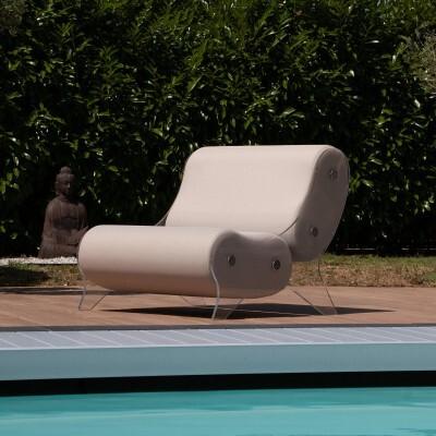 Armchair MW06 Design - acrylic glass - Handmade in France.