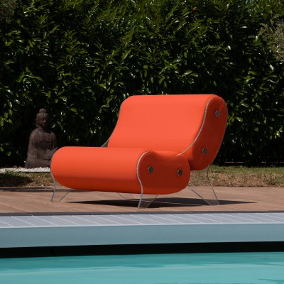 Fauteuil design MW06 en verre acrylique - Fait main en France.