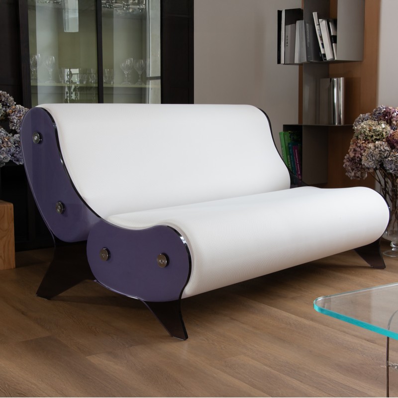 Sofa MW06 Design - Acrylic glass - Handmade in France.