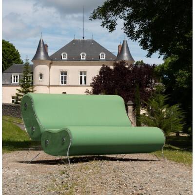 Design-Sofa MW06 aus PMMA - Handgefertigt in Frankreich.