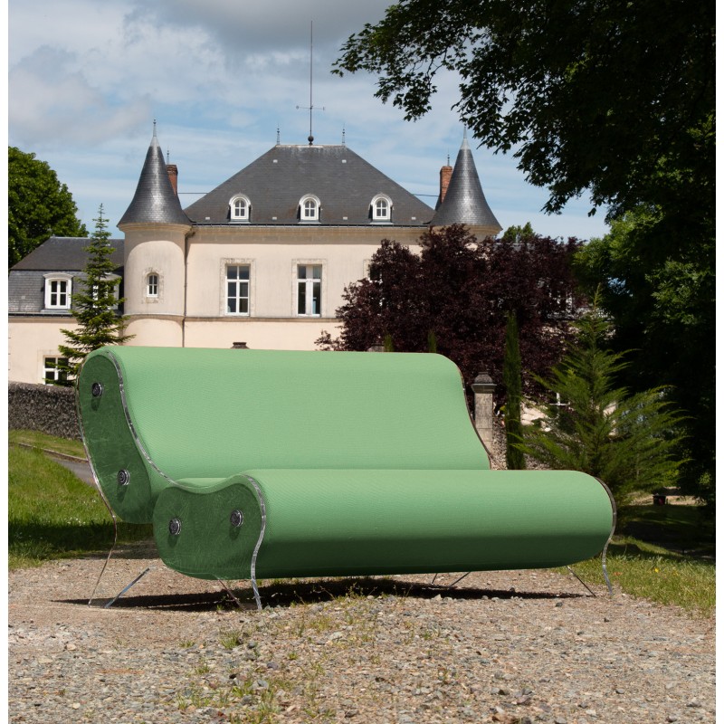 Sofa MW06 Design - Acrylic glass - Handmade in France.