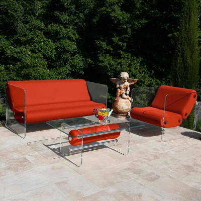 MW08 Design sofa - Foam Seat - Acrylic glass MW08 Design sofa - Foam Seat - Acrylic glass