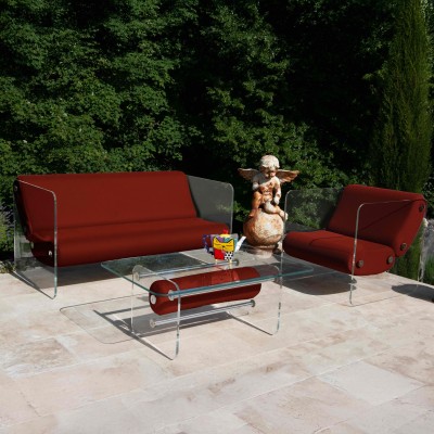 Designer-Sessel MW08 aus Acrylglas - Schaumstoffsitz - Handgefertigt in Frankreich. Designer-Sessel MW08 aus Acrylglas - Schaumstoffsitz - Handgefertigt in Frankreich.