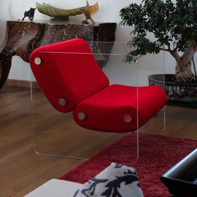 MW08 Design Armchair - Foam Seat - Acrylic glass MW08 Design Armchair - Foam Seat - Acrylic glass