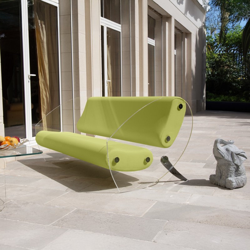 Designer-Sofa MW07 aus Acrylglas - Schaumstoffsitz - Handgefertigt in Frankreich. Designer-Sofa MW07 aus Acrylglas - Schaumstoffsitz - Handgefertigt in Frankreich.