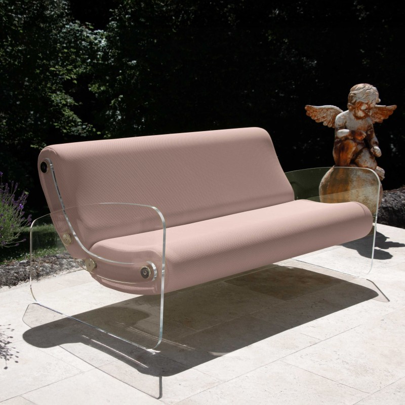 Designer-Sofa MW01 aus Acrylglas - Schaumstoffsitz - Handgefertigt in Frankreich. Designer-Sofa MW01 aus Acrylglas - Schaumstoffsitz - Handgefertigt in Frankreich.