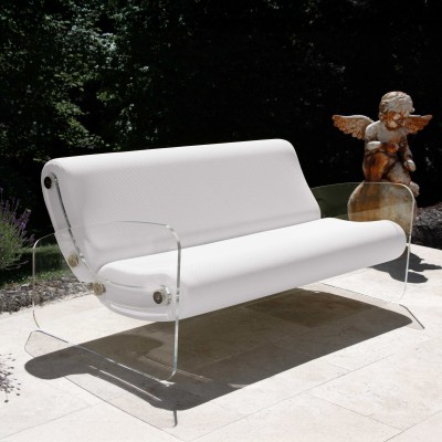 MW03 Design sofa - Foam Seat - acrylic glass