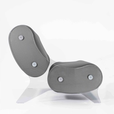 Design armchair MW06 – Cast PMMA panels, foam seat
