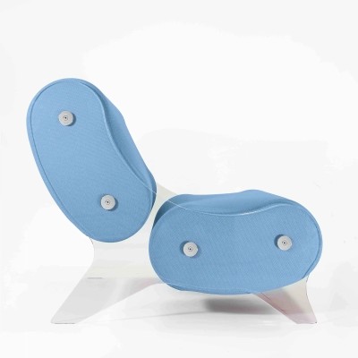 Design Sessel MW06 – Wände aus gegossenem PMMA, Sitz aus Schaumstoff