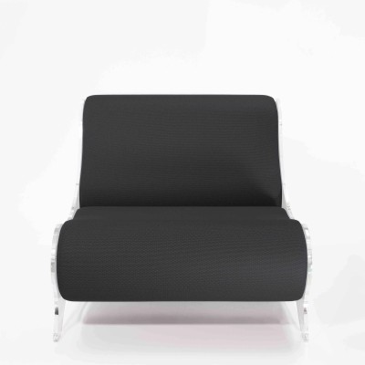 Design armchair MW06 – Cast PMMA panels, foam seat