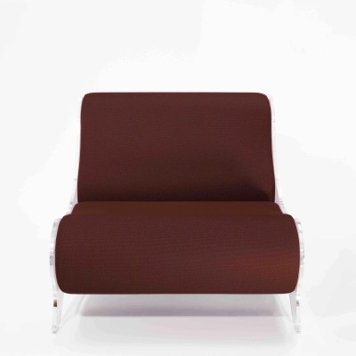 Fauteuil design MW06 – Parois en PMMA coulé, assise en mousse