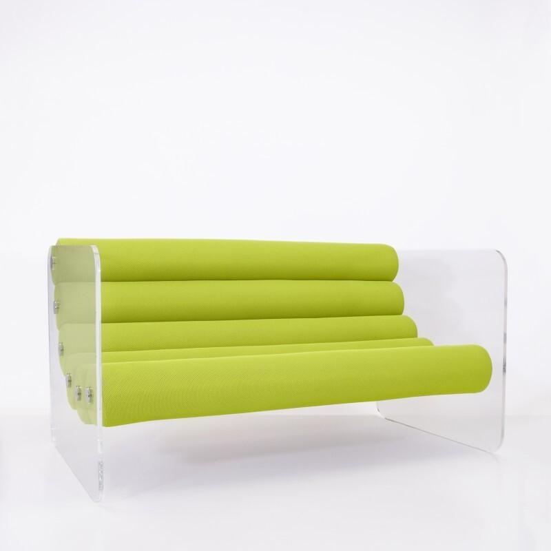 Sofa MW02 - PMMA - Handmade in France.