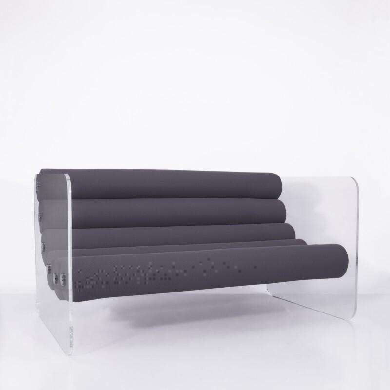 Sofa MW02 - PMMA - Handmade in France.