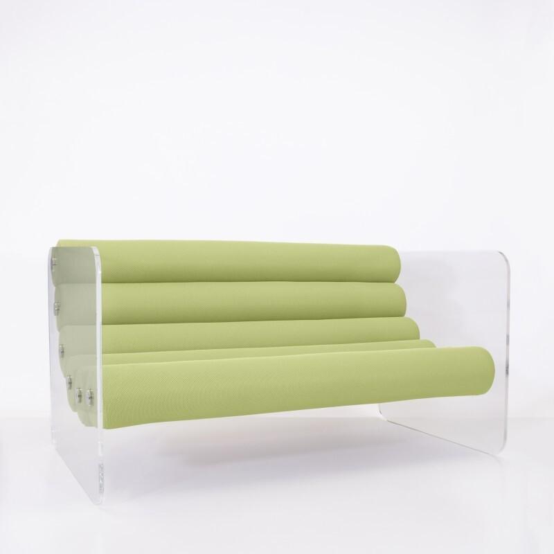 Sofa MW02 - PMMA - Handmade in France.