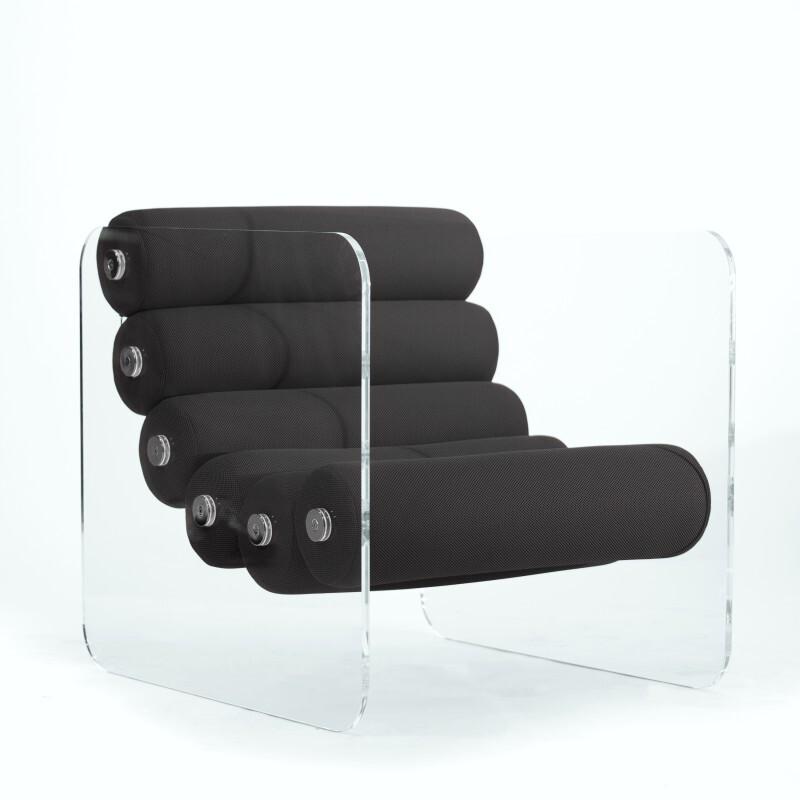 Fauteuil design MW02 en PMMA - Fait main en France.
