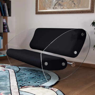 Designer-Sofa MW07 aus PMMA - Schaumstoffsitz - Handgefertigt in Frankreich.