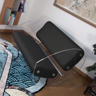 Designer-Sofa MW07 aus PMMA - Schaumstoffsitz - Handgefertigt in Frankreich.